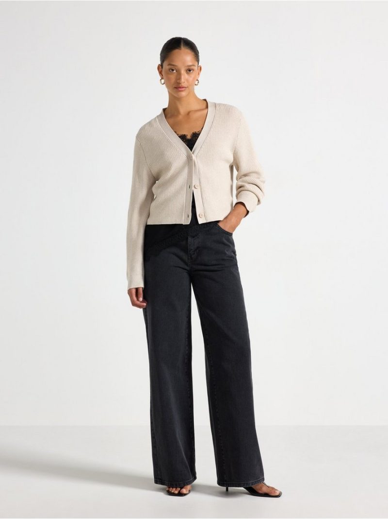 V-neck cardigan - 3011545-2659