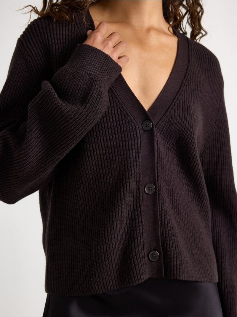 V-neck cardigan - 3011545-8621