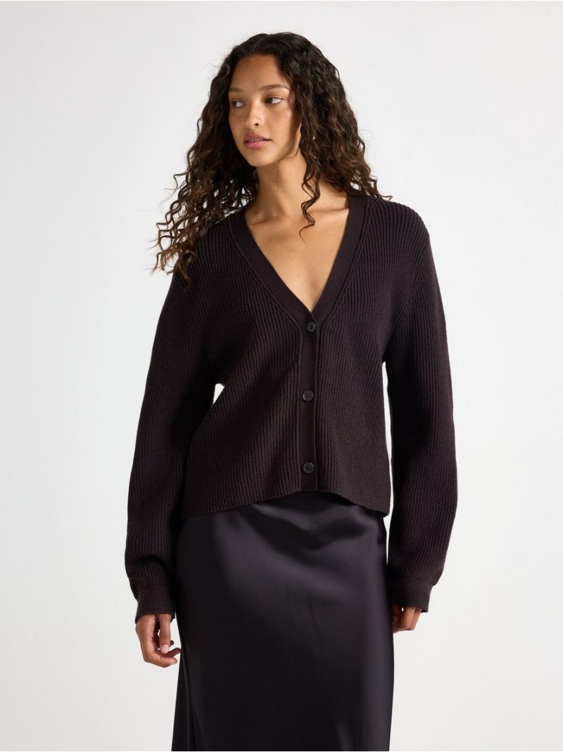 V-neck cardigan - 3011545-8621