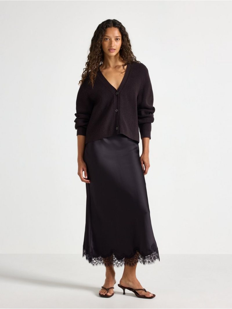 V-neck cardigan - 3011545-8621