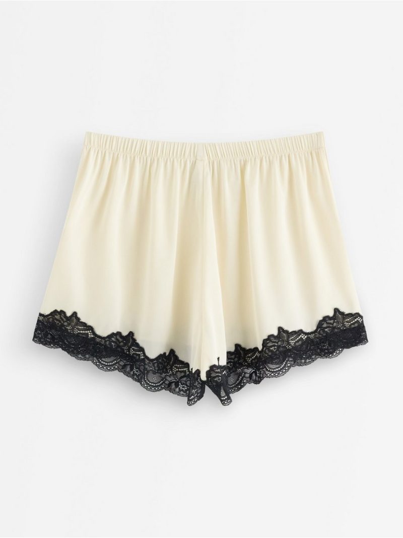 Pyjama shorts in satin - 3011616-7159