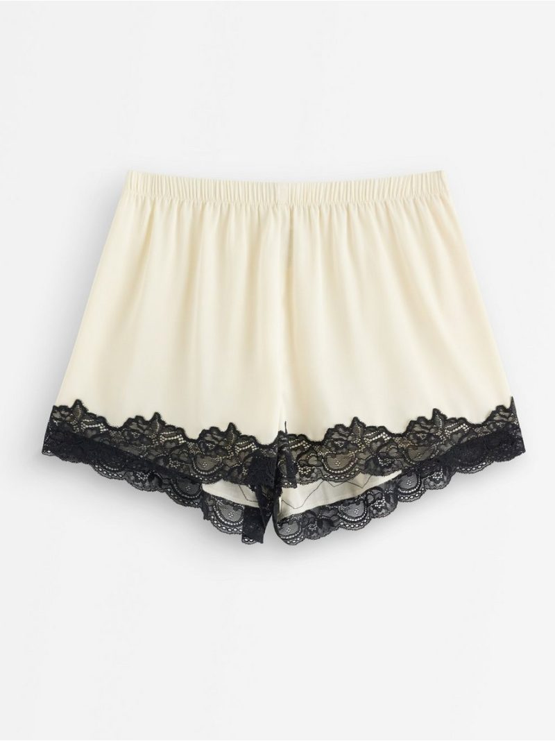 Pyjama shorts in satin - 3011616-7159
