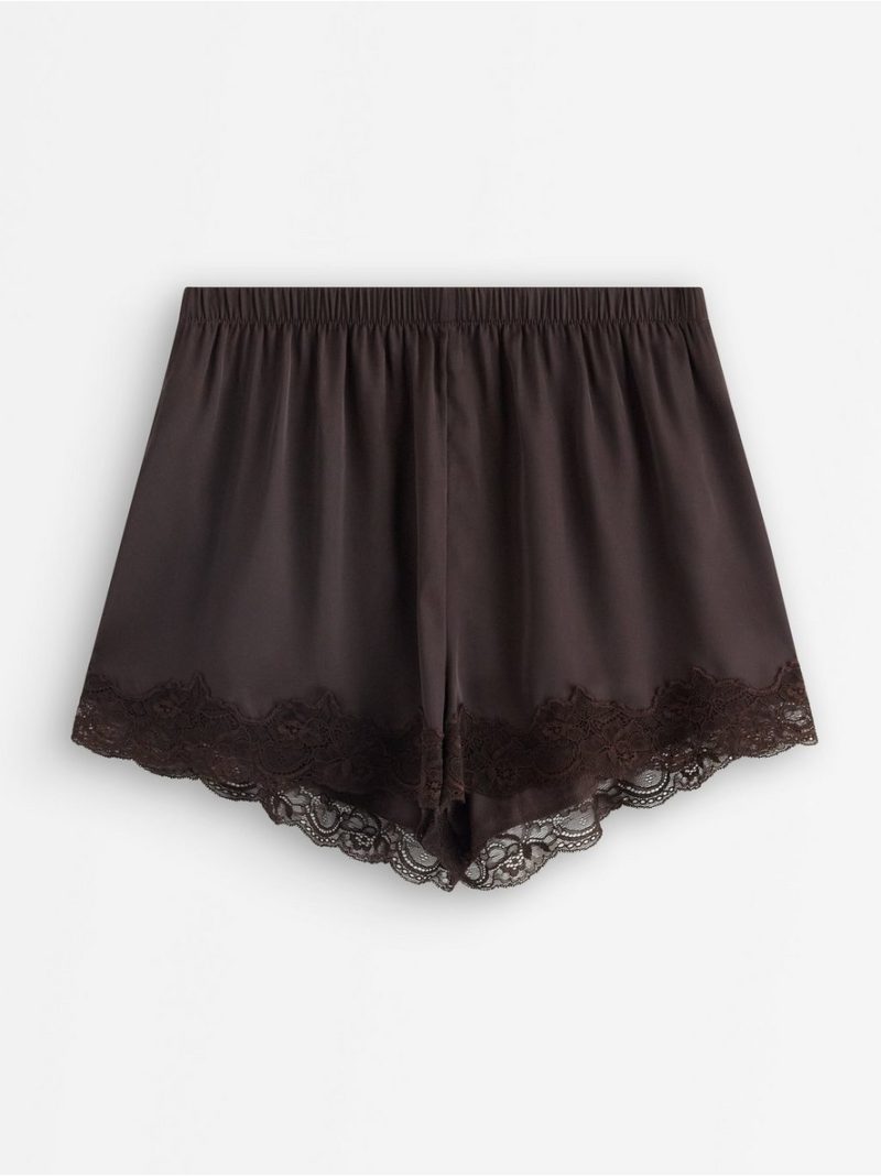 Pyjama shorts in satin - 3011616-9631