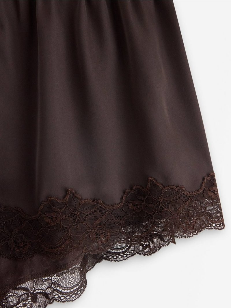 Pyjama shorts in satin - 3011616-9631