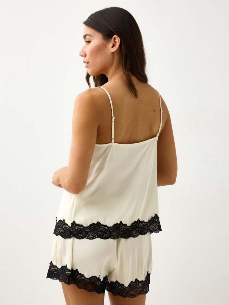 Camisole in satin - 3011617-7159