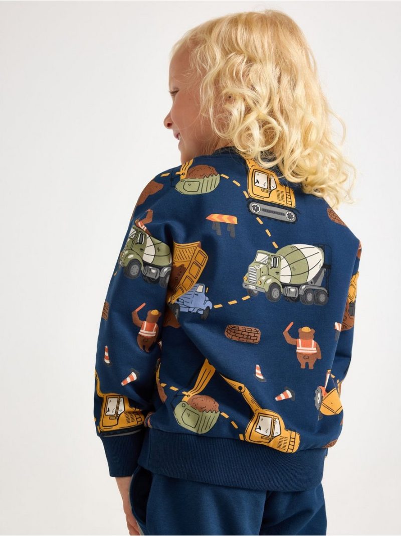 Sweatshirt with brushed inside - 3011670-6842