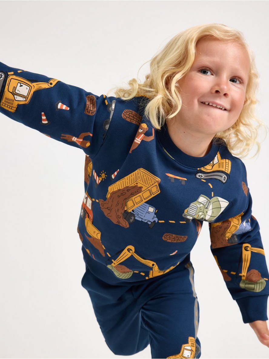 Sweatshirt with brushed inside - 3011670-6842