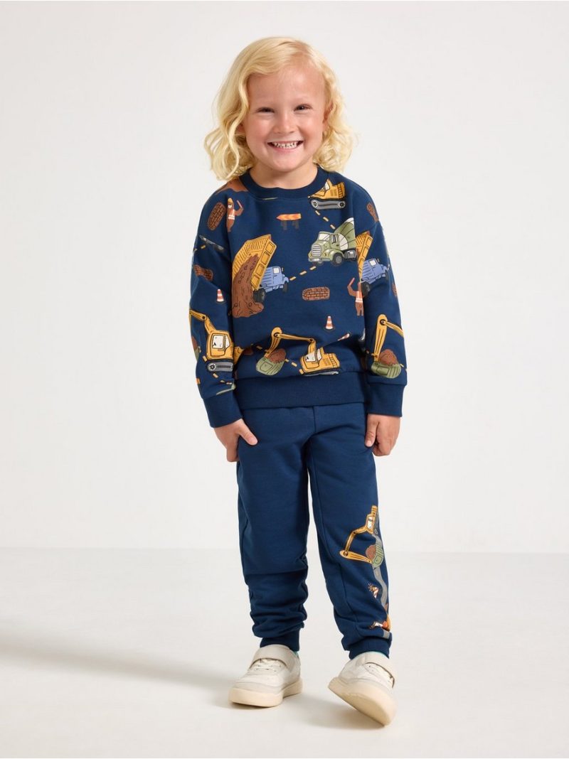 Sweatshirt with brushed inside - 3011670-6842