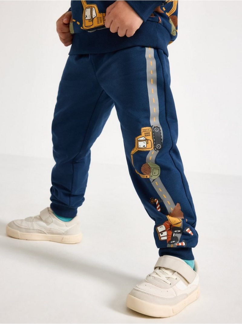 Joggers with brushed inside - 3011675-6842
