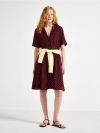 Woven mini dress - 3011819-7332