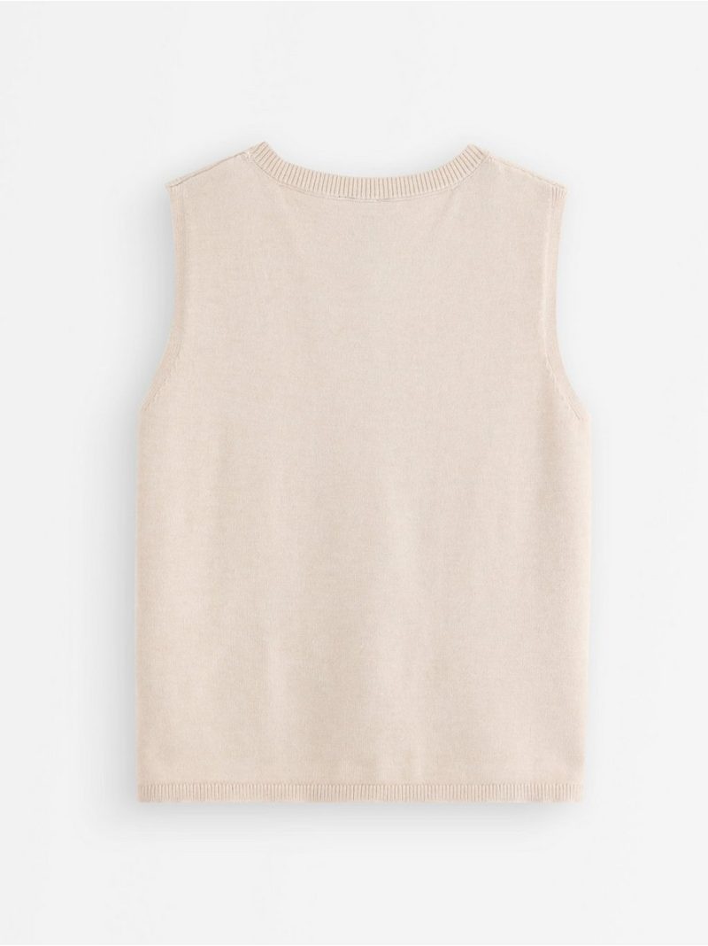 Knitted vest - 3011874-2659