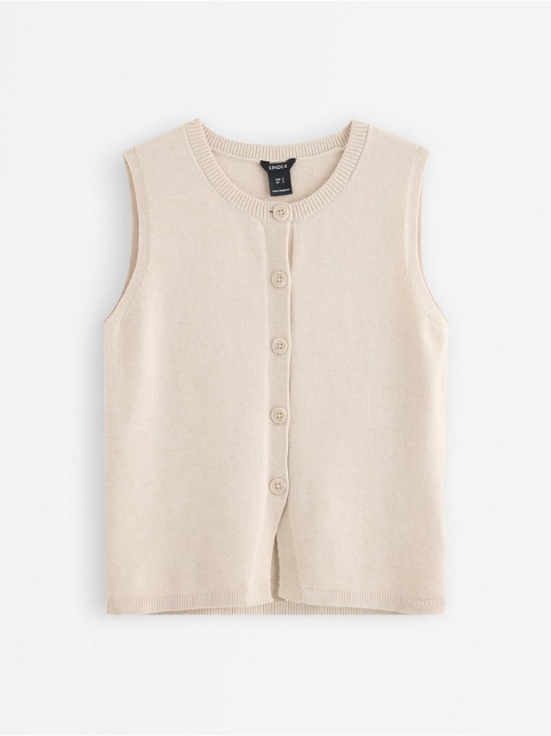 Knitted vest - 3011874-2659
