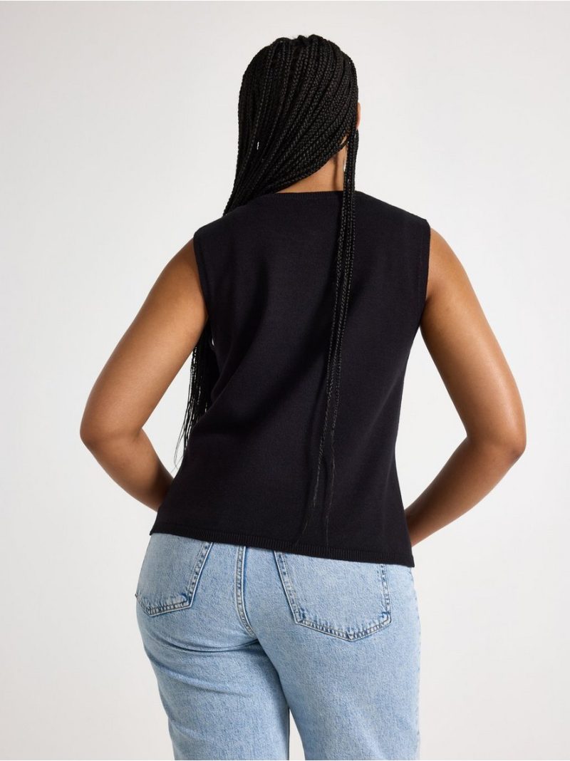 Knitted vest - 3011874-80