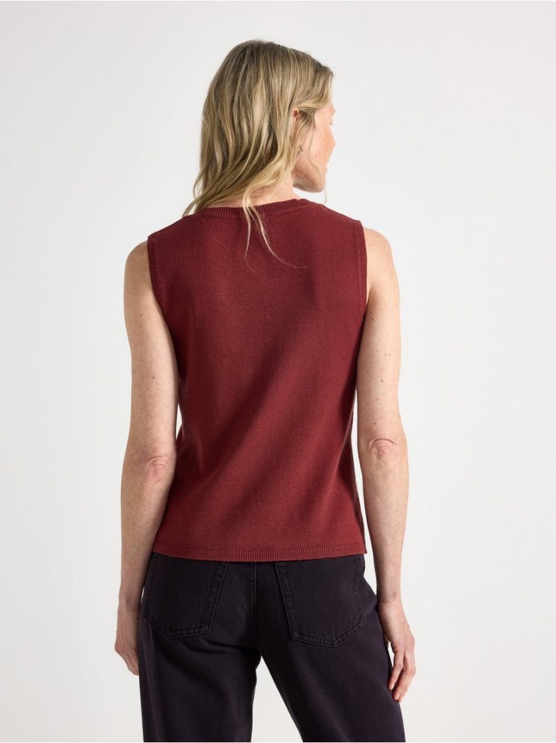 Knitted vest - 3011874-9500