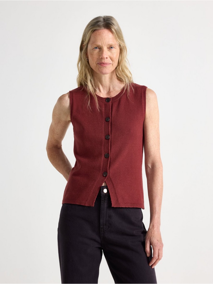 Knitted vest - 3011874-9500
