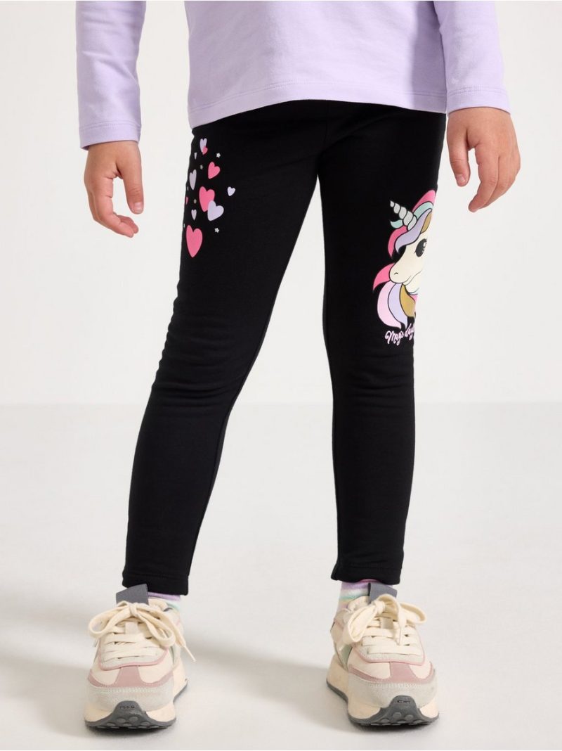 Leggings with brushed inside - 3011881-80