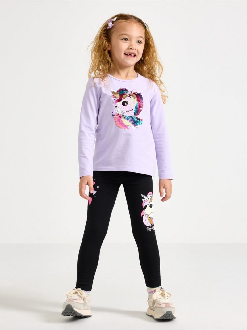 Leggings with brushed inside - 3011881-80