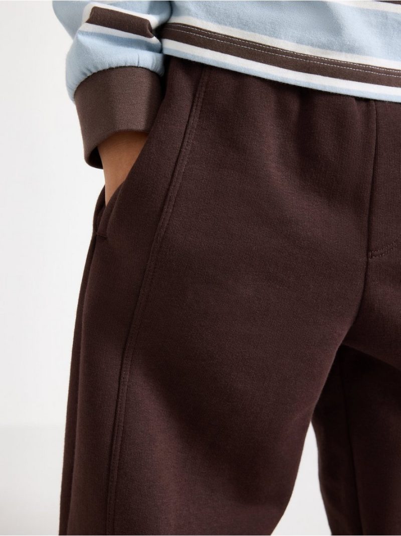 Joggers with brushed inside - 3011945-6995
