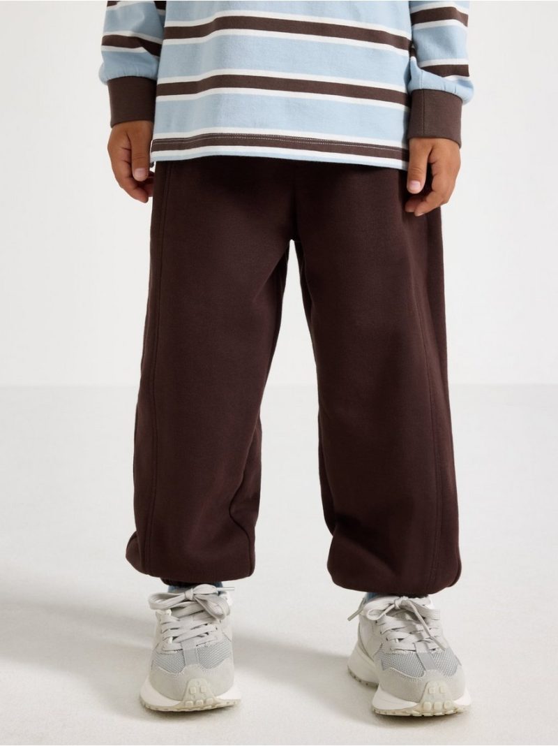 Joggers with brushed inside - 3011945-6995
