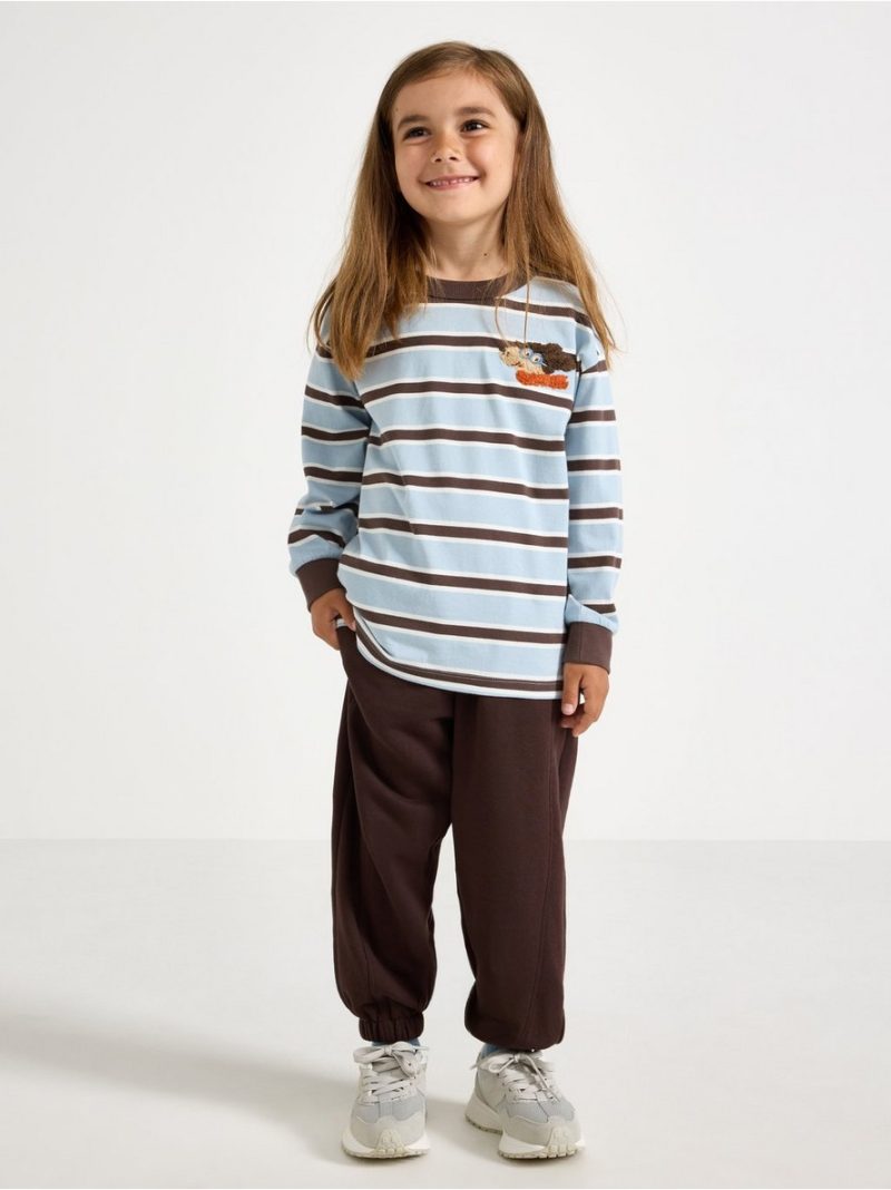 Joggers with brushed inside - 3011945-6995