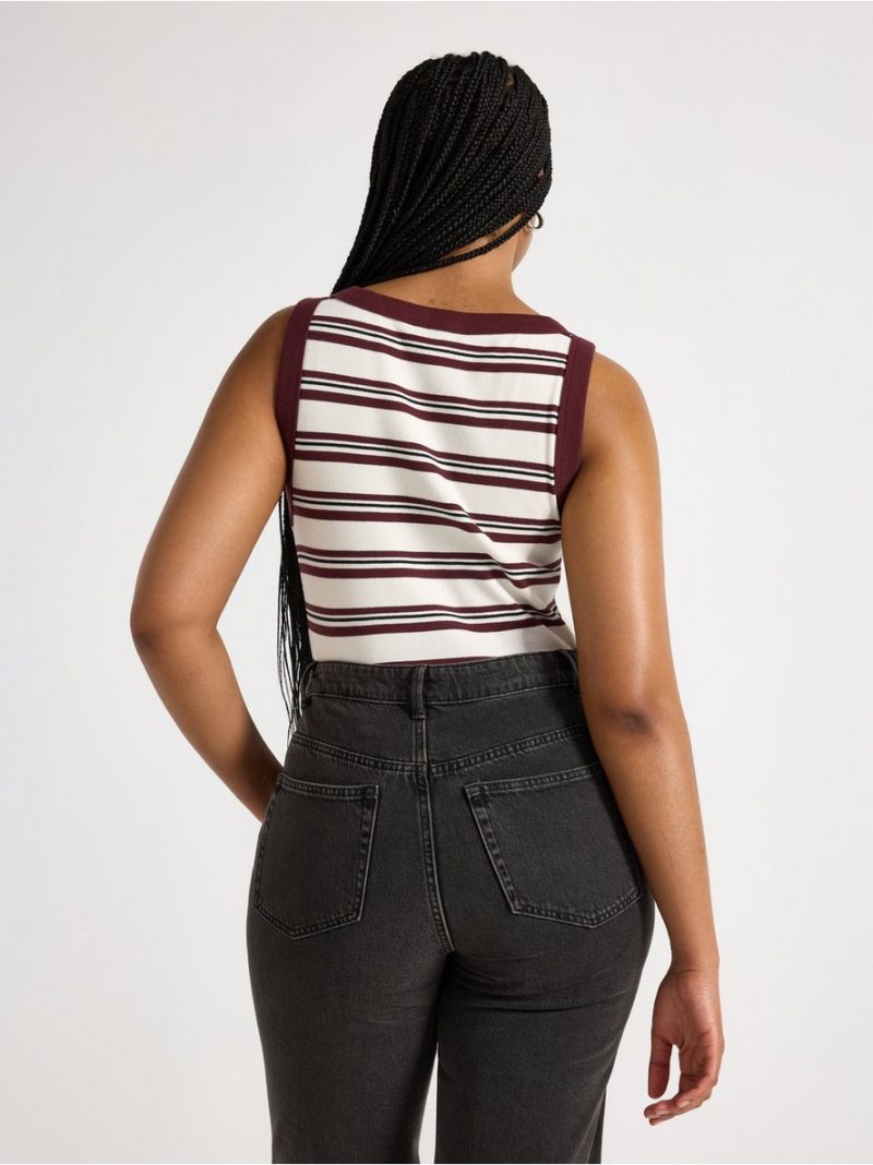 Ribbed tank top - 3011962-9509