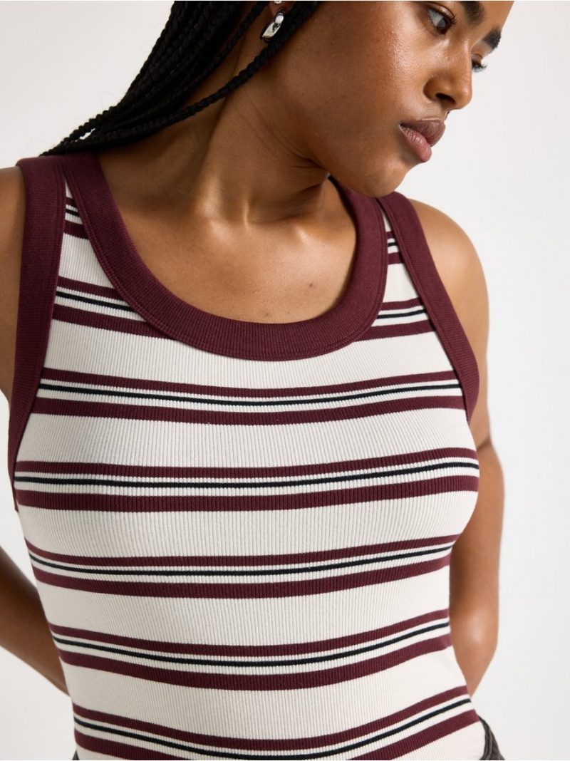 Ribbed tank top - 3011962-9509