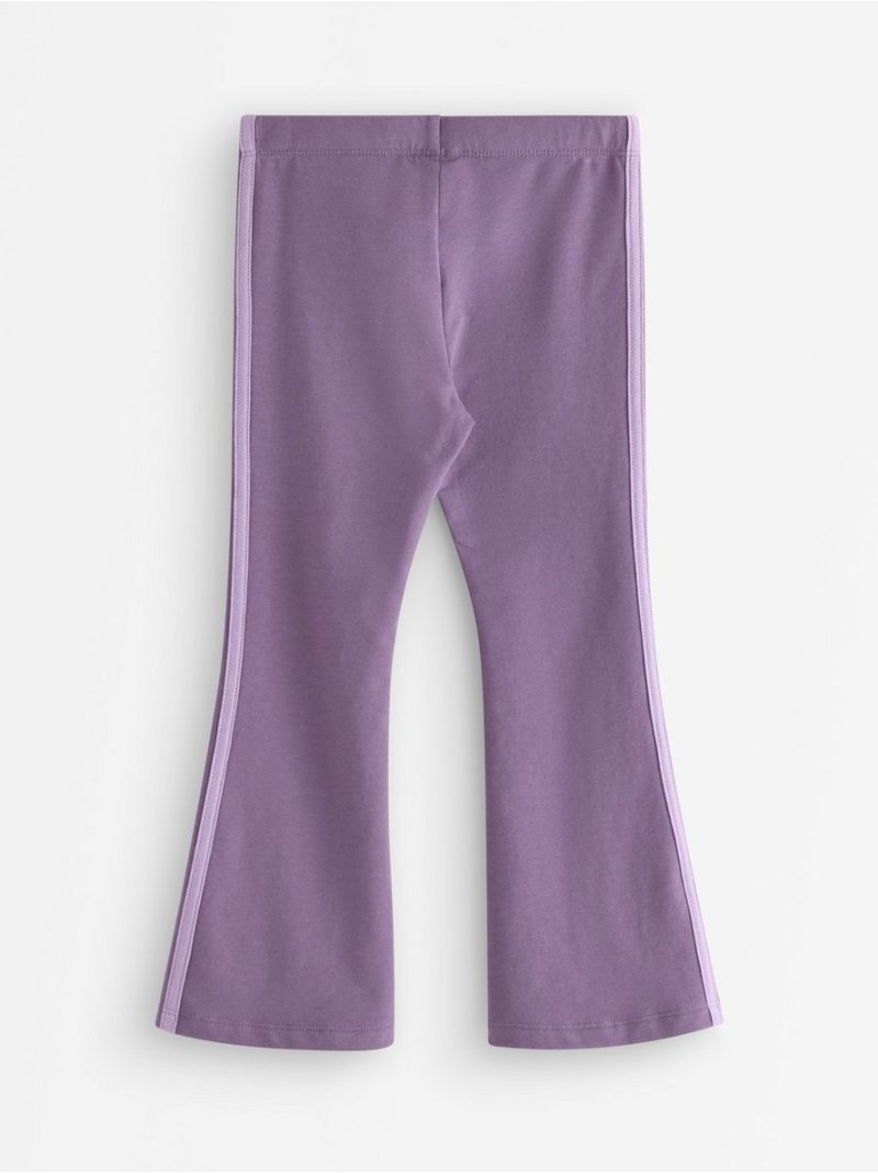 Flared leggings with brushed inside - 3012025-7259