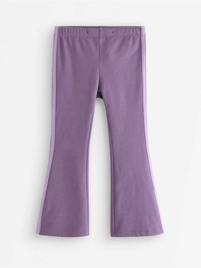 Flared leggings with brushed inside - 3012025-7259
