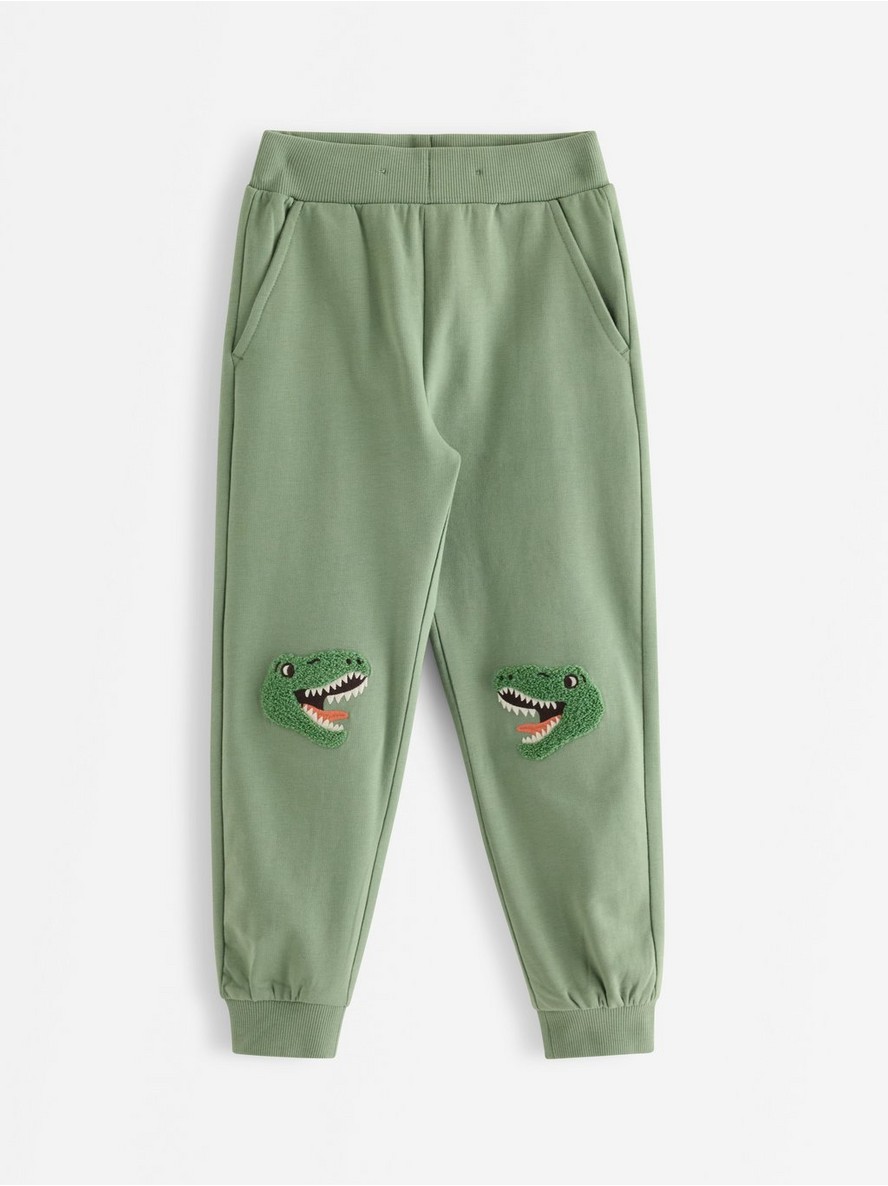 Joggers with brushed inside - 3012065-7672