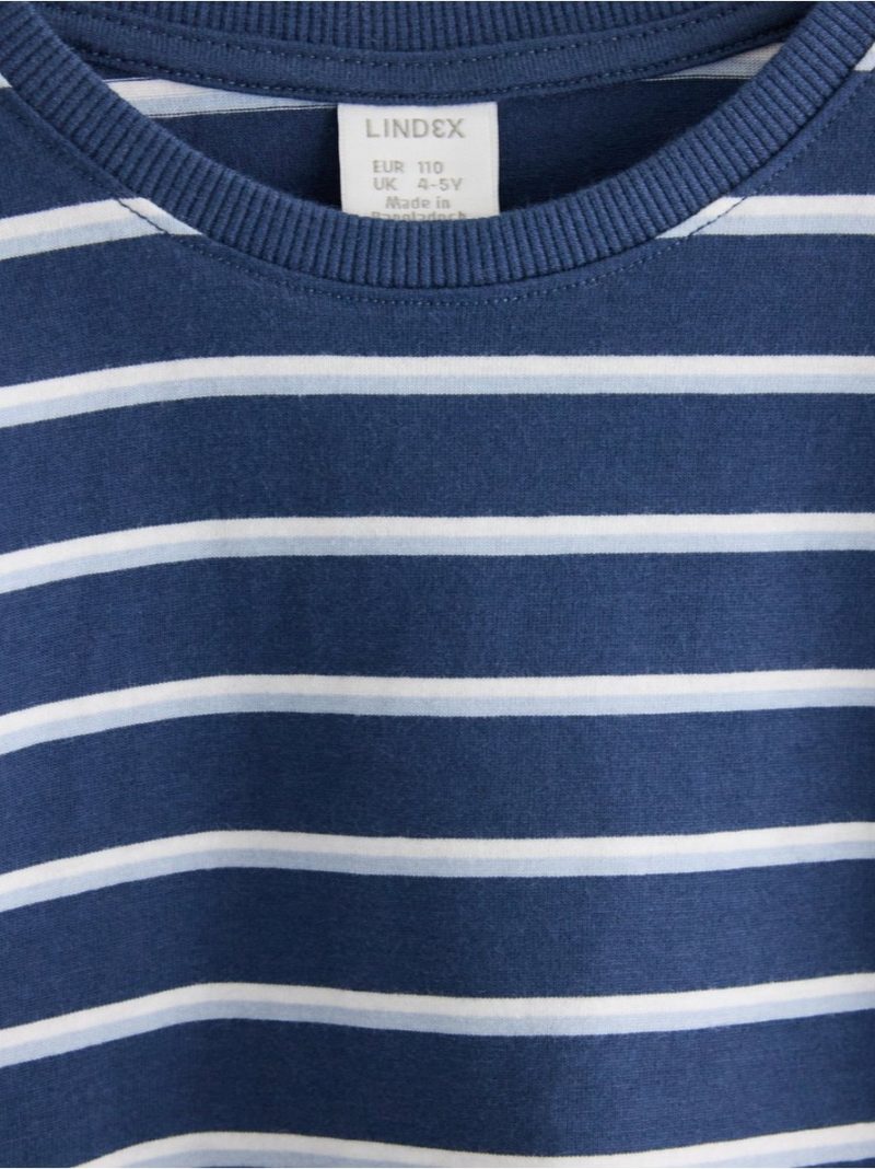 Striped long-sleeved top - 3012082-2065