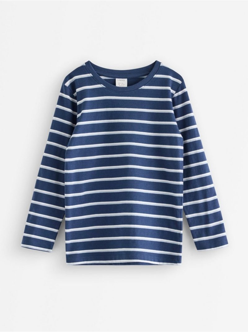 Striped long-sleeved top - 3012082-2065