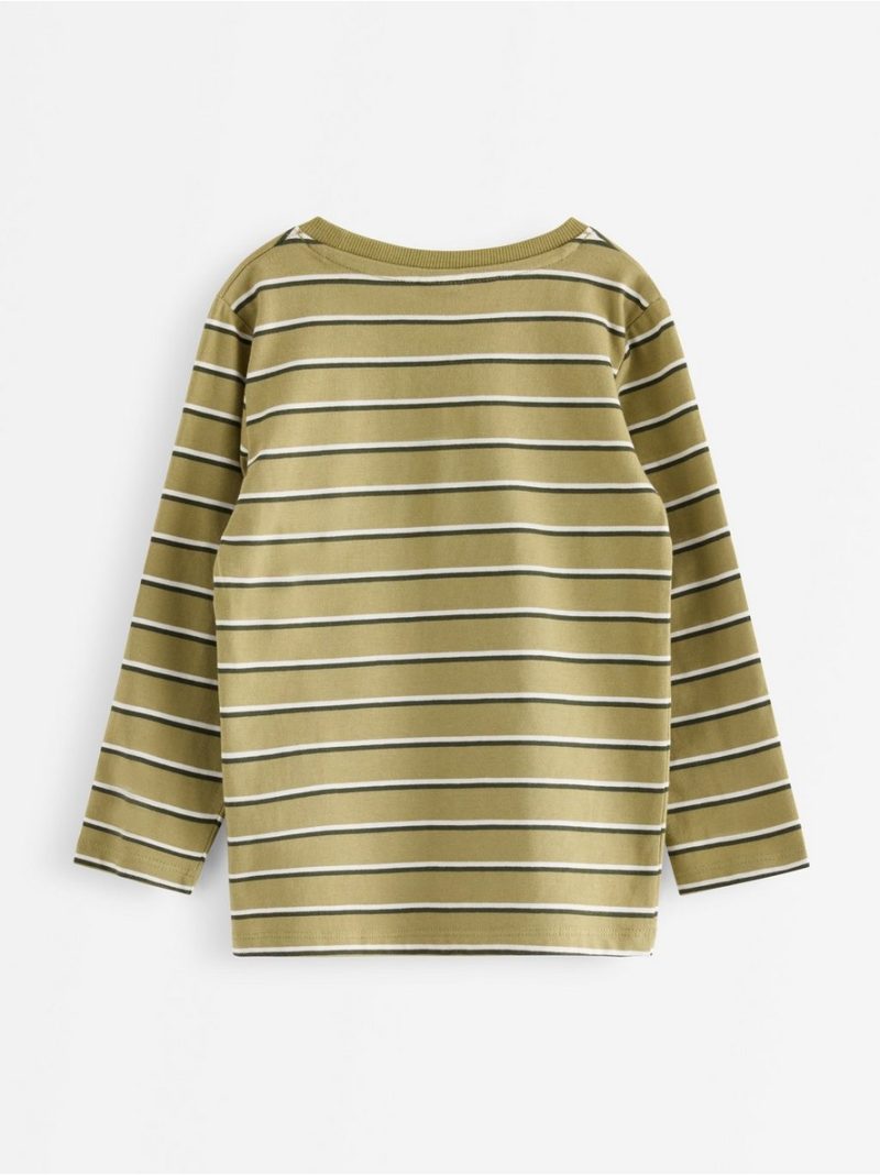 Striped long-sleeved top - 3012082-8555