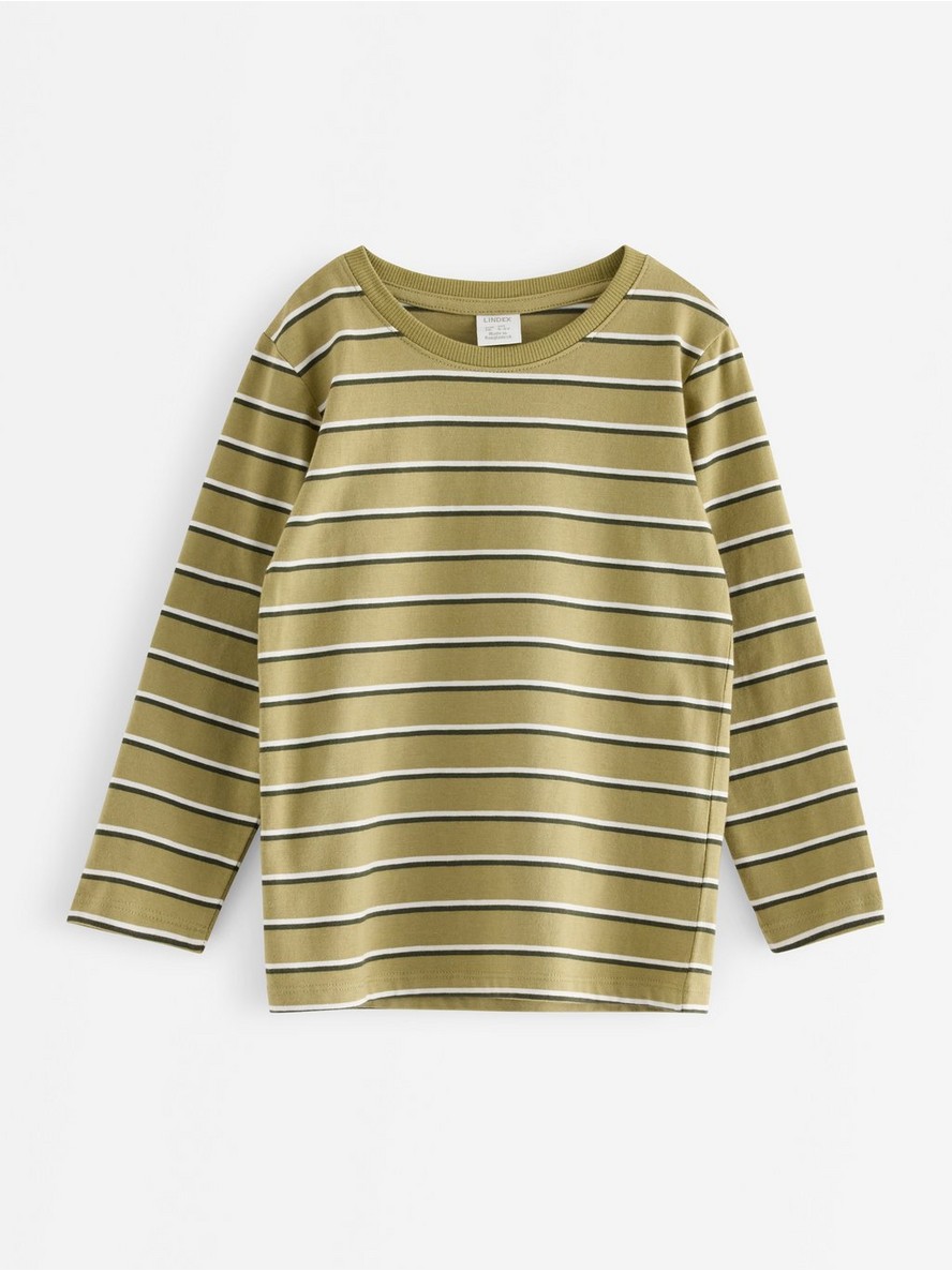 Striped long-sleeved top - 3012082-8555