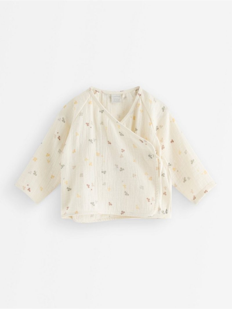 Wrap top in cotton gauze - 3012194-1230