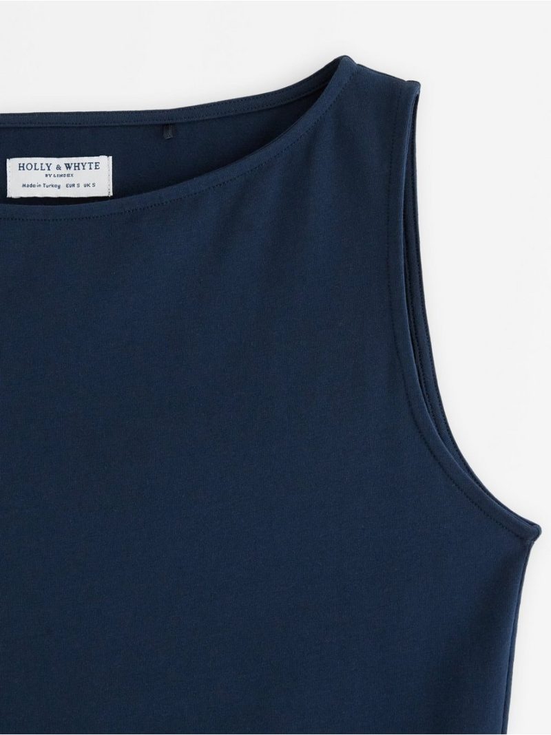 Tank top with boat neck - 3012245-2150