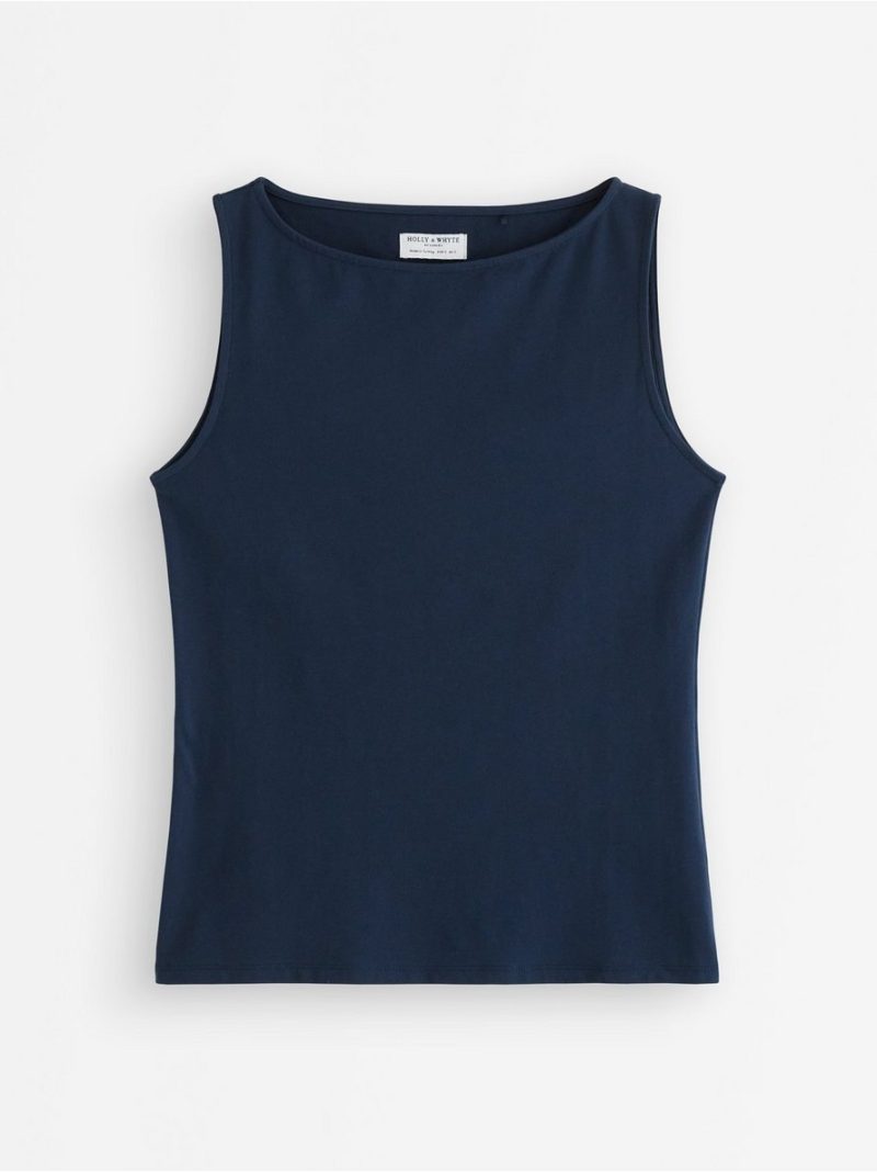 - Tank top with boat neck Tank top with boat neck - 3012245-2150