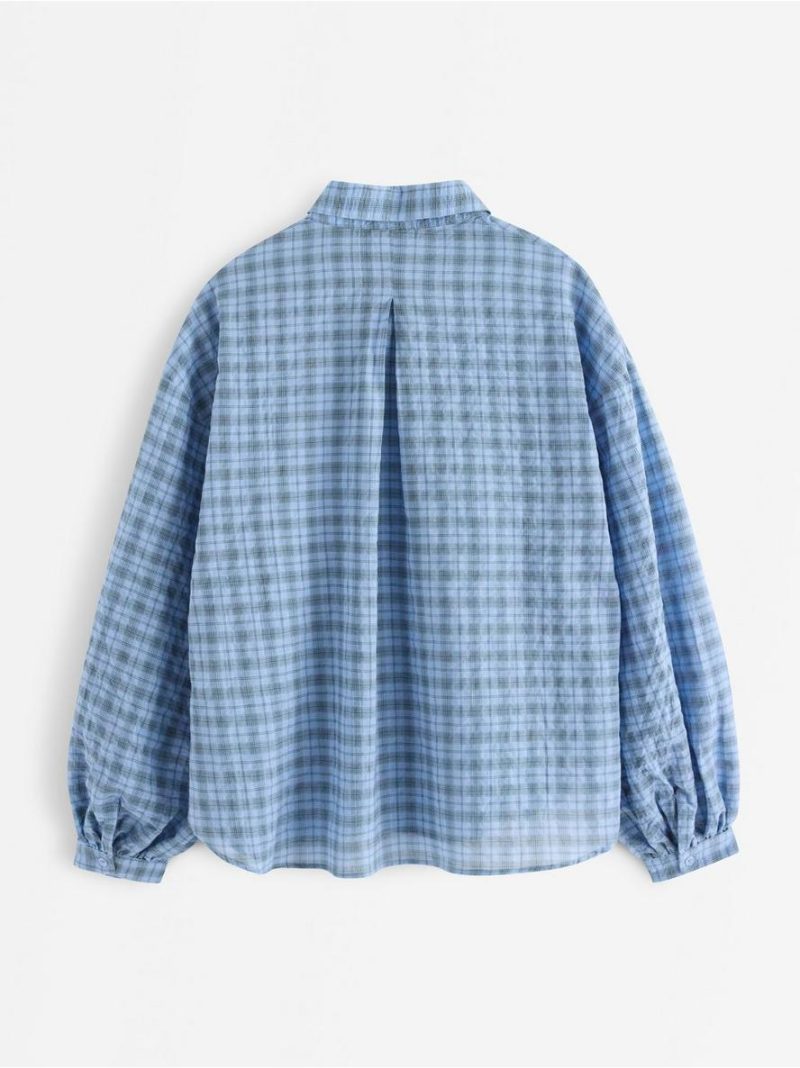 Checked blouse - 3012246-9614