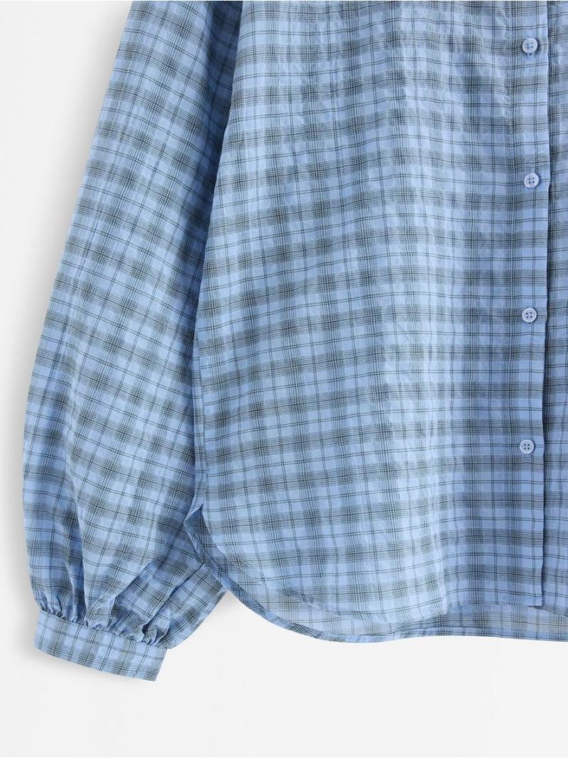 Checked blouse - 3012246-9614