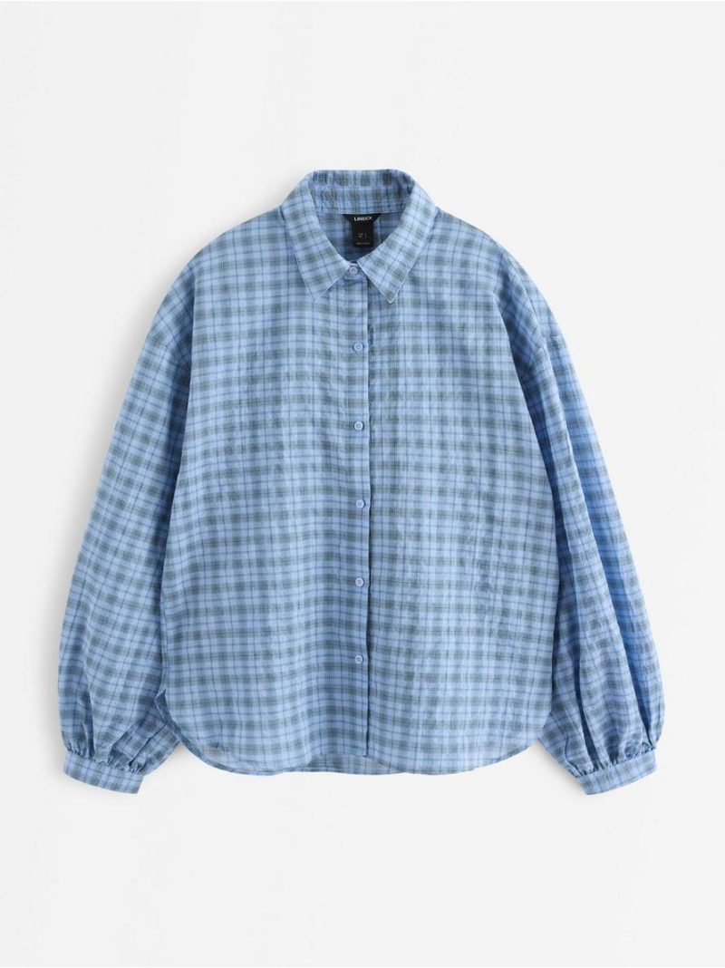 Checked blouse - 3012246-9614