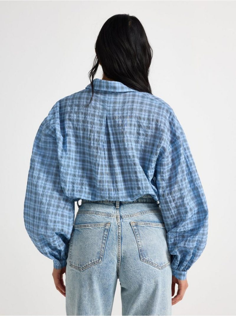 Checked blouse - 3012246-9614