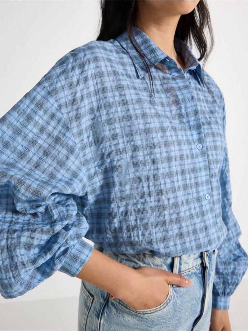 Checked blouse - 3012246-9614