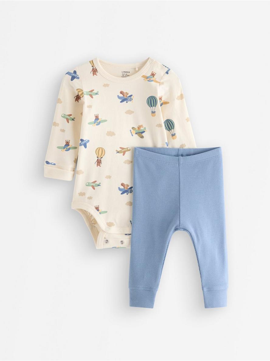 Set with bodysuit and leggings - 3012255-6728