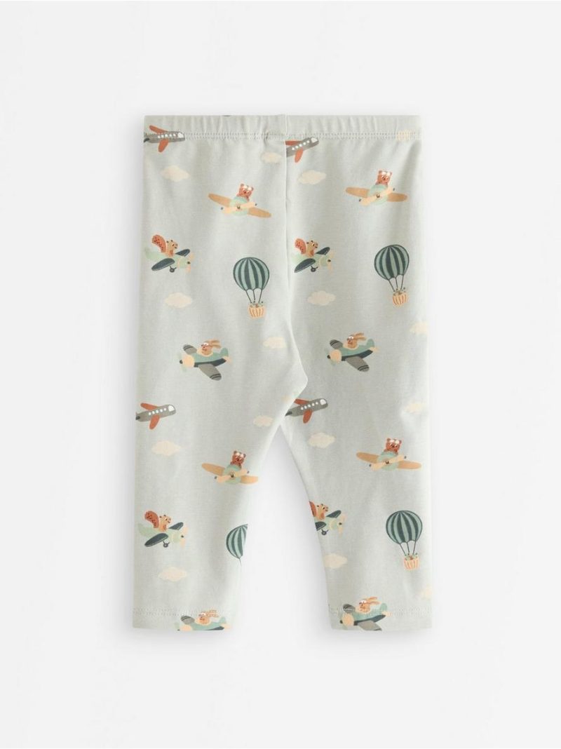 Leggings with airplanes - 3012258-8884