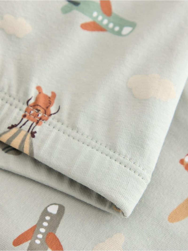 Leggings with airplanes - 3012258-8884