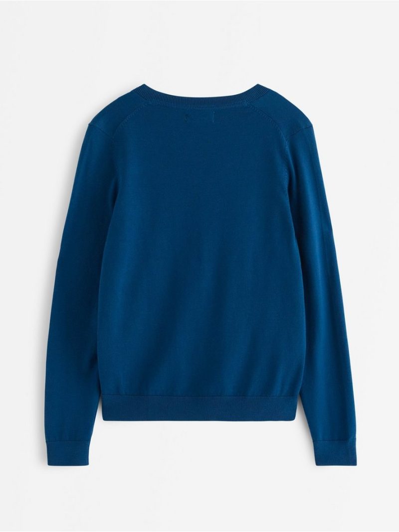Fine-knit v-neck jumper - 3012349-3429