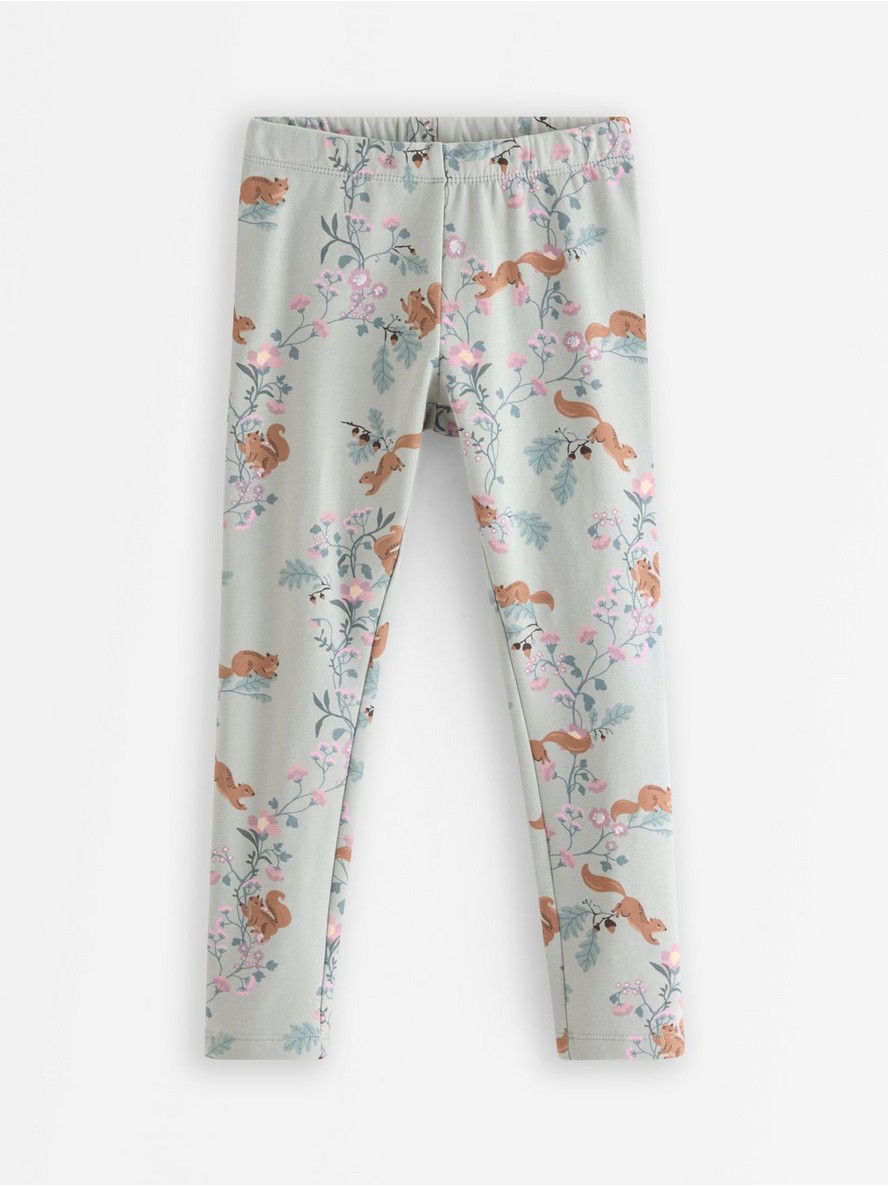 Leggings with brushed inside - 3012391-7986