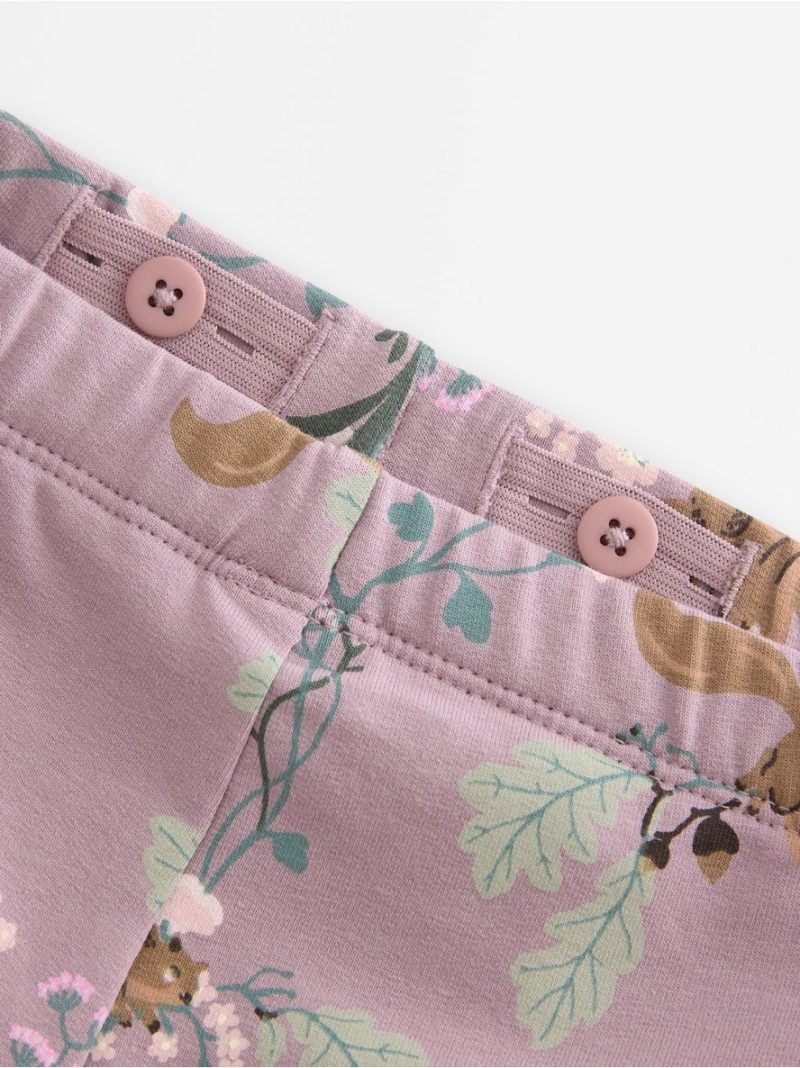 Leggings with brushed inside - 3012391-8121