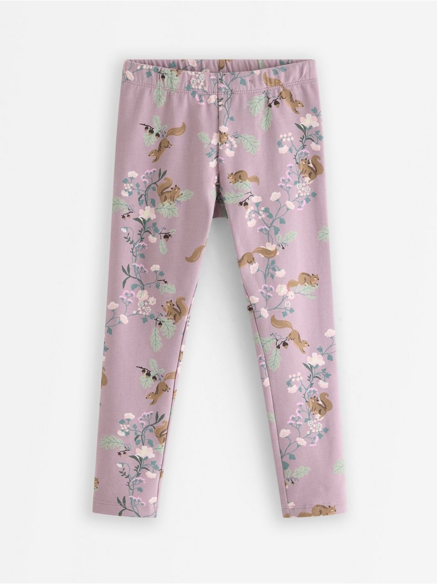 Leggings with brushed inside - 3012391-8121