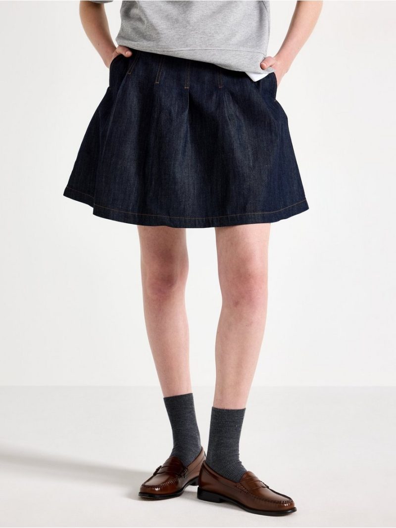 Short denim skirt - 3012718-822