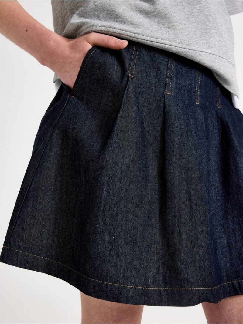 Short denim skirt - 3012718-822